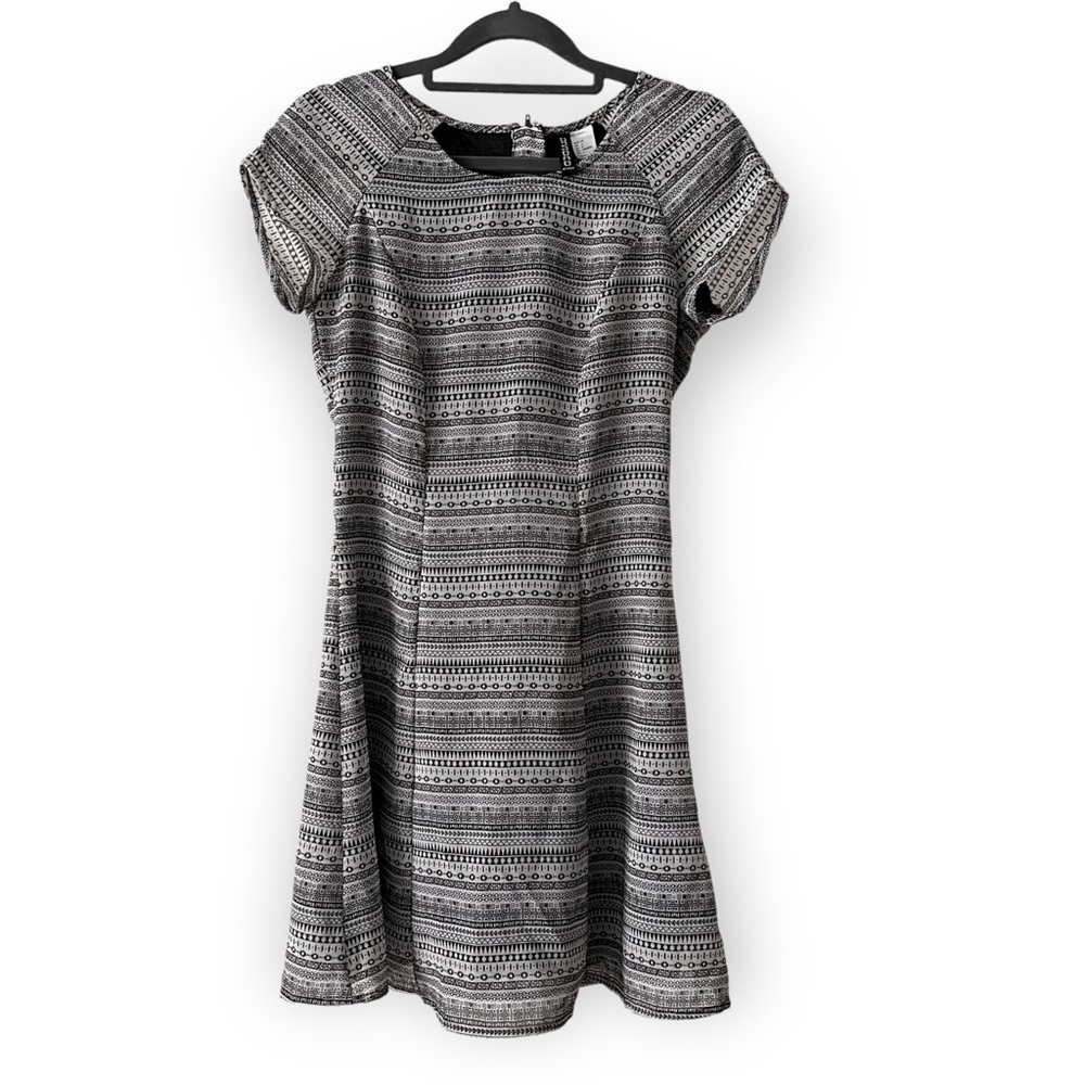 Divided by H&M | Black & White Mini Skater Dress